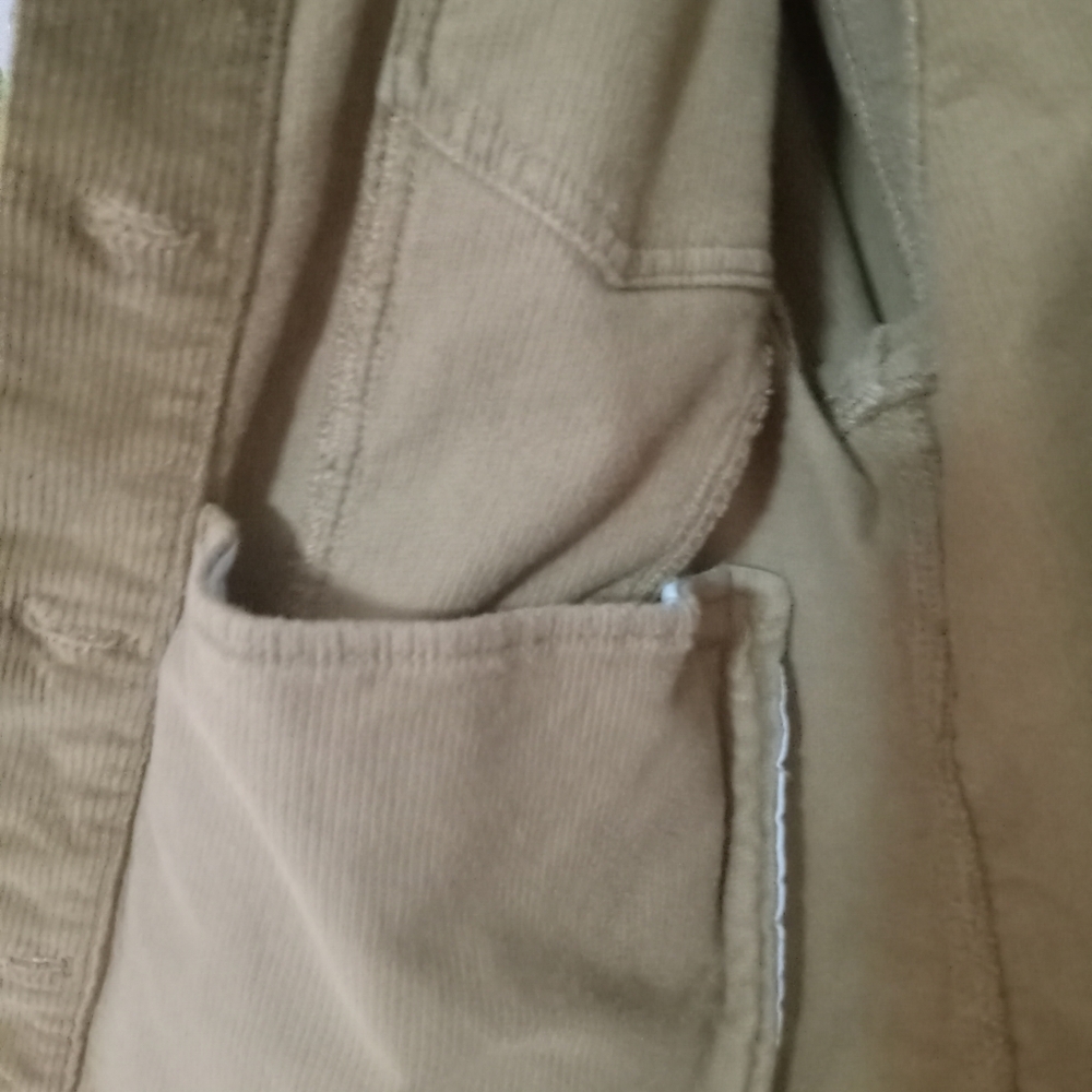 Cute Brown Coudoury Crop Jacket Blazer (Time & Tru) - Picture 4 of 7